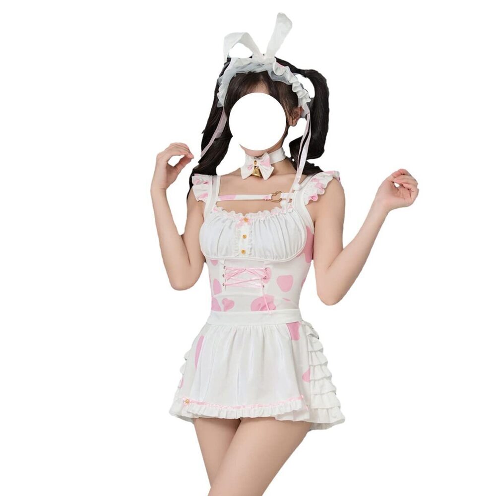 6518 Sexy Lingerie Lolita Naughty Bunny Roleplay Costume Milk Cow Cute Maid